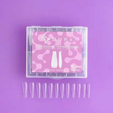 DNKA Top Nail Forms Short Almond - 120pcs