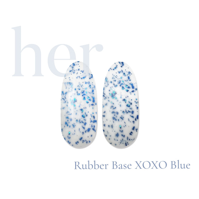 Rubber Base XOXO Blue, 12ml - HER