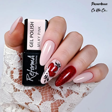 ReformA Gel Polish Milky Pink, 10ml