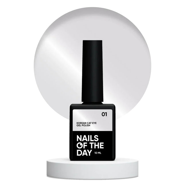 NAILSOFTHEDAY Korean cat eye 01 - light olive gel polish cat eye, 10 ml