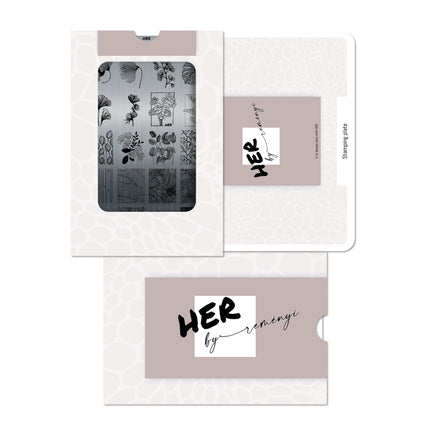 Stamping Plate Hello Autumn - HER