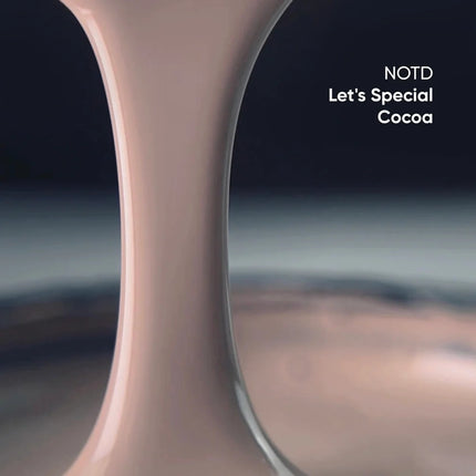 NAILSOFTHEDAY Let's special Cocoa, milky brown nail polish covering one layer, 10 ml