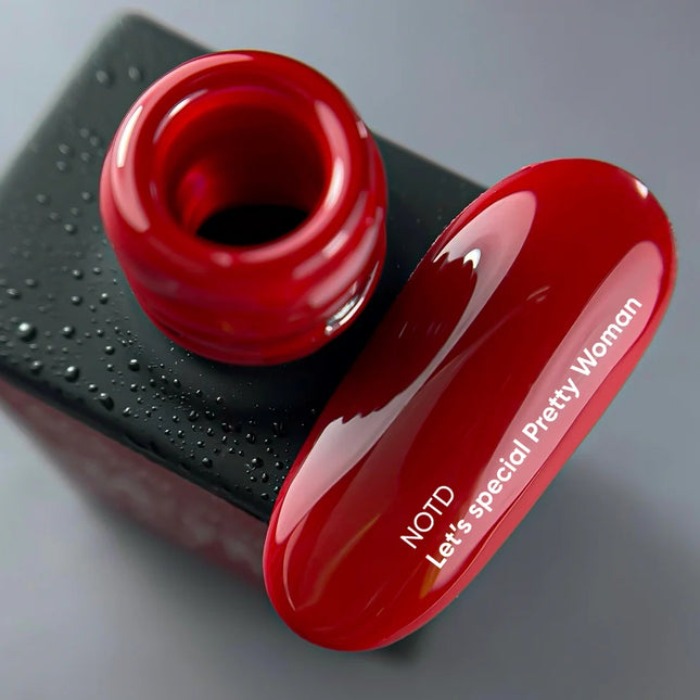 NAILSOFTHEDAY Let's special Pretty Woman, raspberry gel nail polish covering one layer, 10 ml