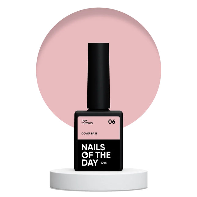 Nailsoftheday Cover base 06, 10ml NEW Formula
