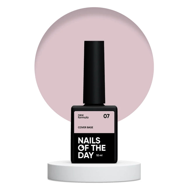 Nailsoftheday Cover base 07, 10ml NEW Formula