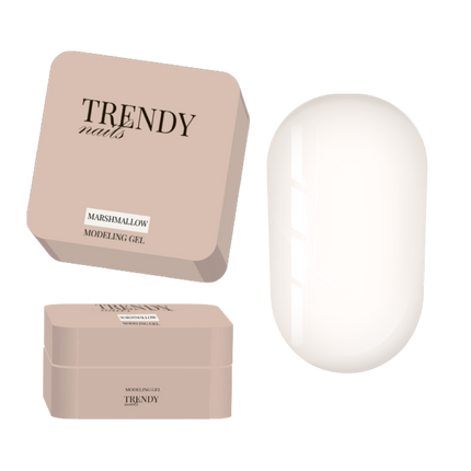 Modeling Gel  Marshmallow, 50 ml - Trendy Nails