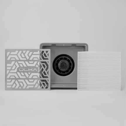 ULKA Desktop Nail Dust Collector Premium Grey, 52W