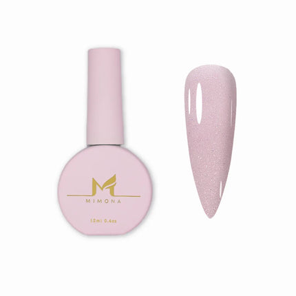 Mimona Cover Base - Nude Glitter, 12 ml