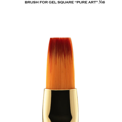 PURE ART GEL SQUARE BRUSH No.6 - Trendy Nails