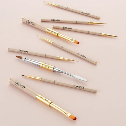 PURE ART LINEAR BRUSH 9MM- Trendy Nails