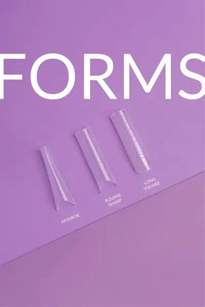 DNKA Top Nail Forms Long Square - 120pcs