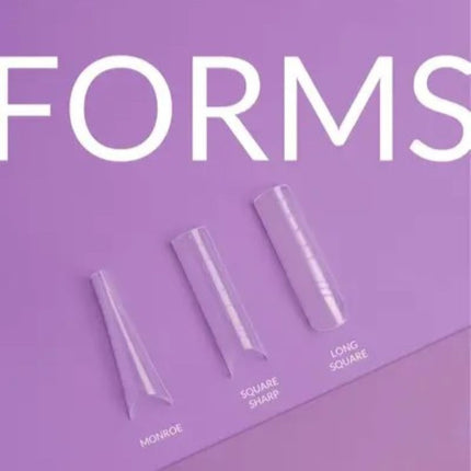 DNKA Top Nail Forms Sharp Square - 120pcs