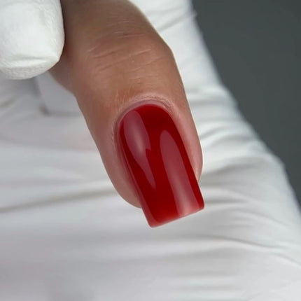 NAILSOFTHEDAY Color Top Vitrage 07 — Deep burgundy semi-transparent non-sticky top coat for nails, 10 ml.