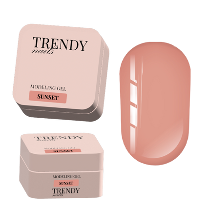 Modeling Gel Sunset 15 ml, Trendy Nails