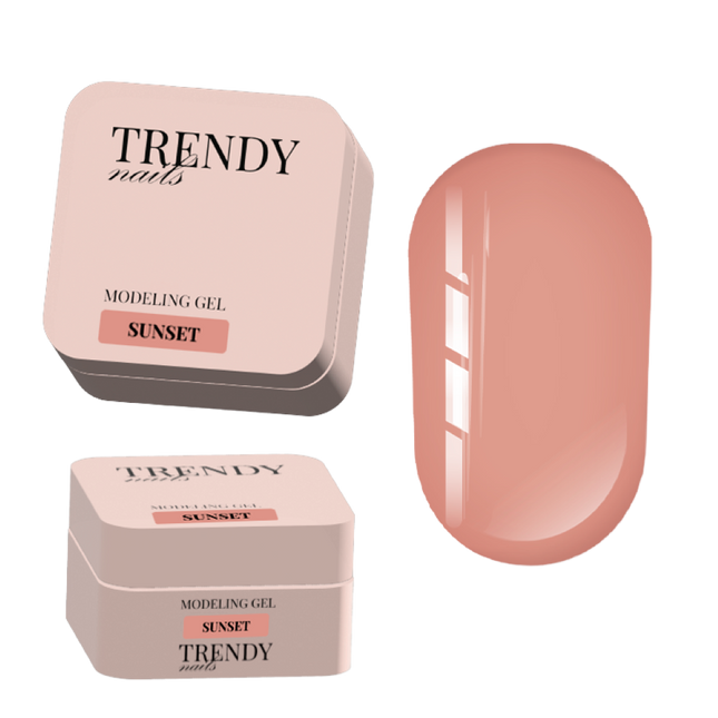 Modeling Gel Sunset 15 ml, Trendy Nails