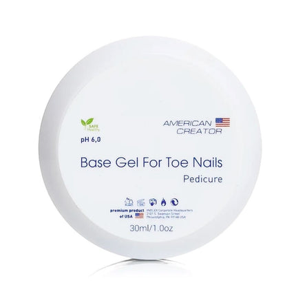 American Creator Base Gel for Toe Nails, 30ml