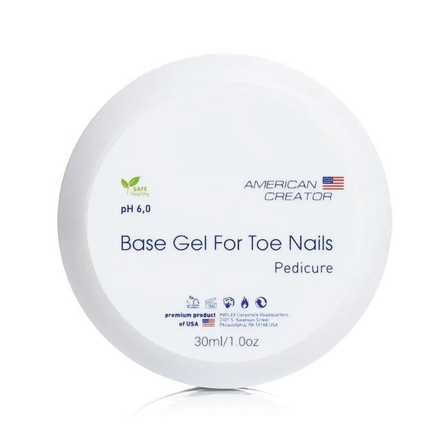 American Creator Base Gel for Toe Nails, 30ml
