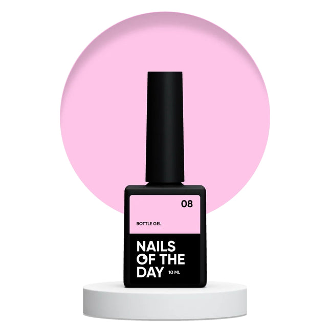 NAILSOFTHEDAY Bottle gel 08 — ultra-strong gel for nails, 10 ml