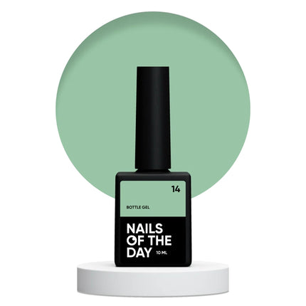 NAILSOFTHEDAY Bottle gel 14 — ultra-strong gel for nails, 10 ml