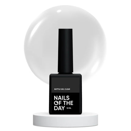 NAILSOFTHEDAY Bottle gel Clear — ultra-strong gel for nails, 10 ml