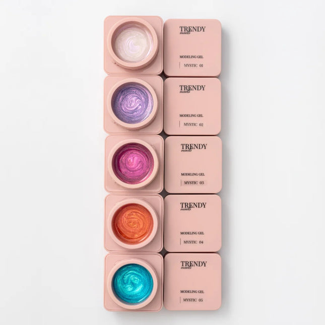 Trendy Nails Modeling Gel Mystic Box 5*15ml