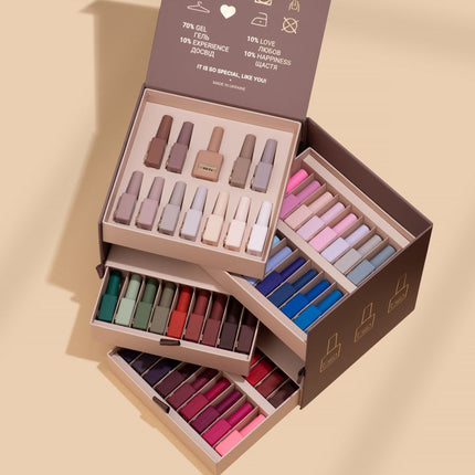 HEYLOVE (Hello) Gel Polish Collection Box, 66 pcs