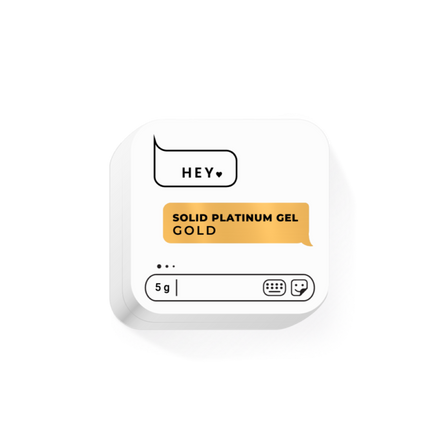HEYLOVE (Hello) Solid Platinum Gel Gold, 5g