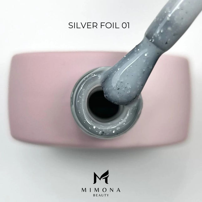 Mimona Cover Base Silver Foil 01,12ml