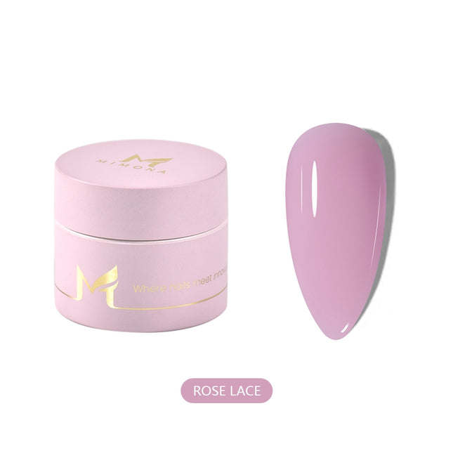 Mimona Liquid Polygel - Rose Lace, 15 ml