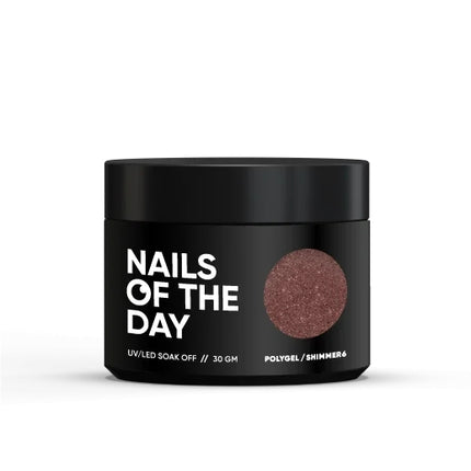 NAILSOFTHEDAY Polygel shimmer 06, 30g