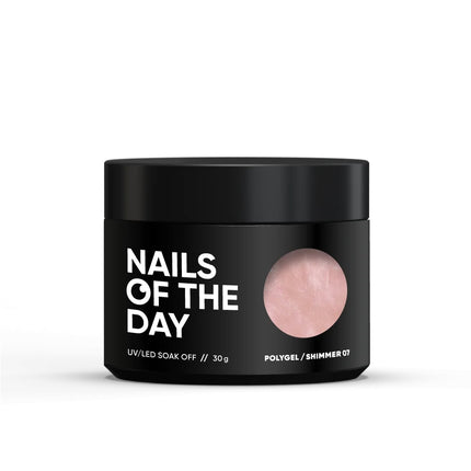 NAILSOFTHEDAY Polygel shimmer 07, 30g