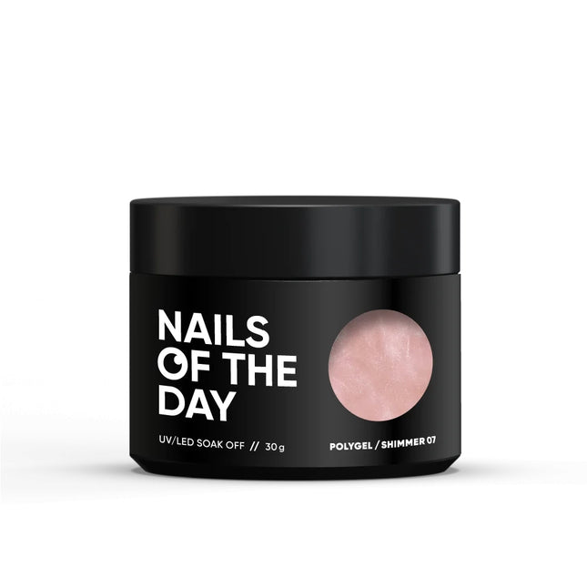 NAILSOFTHEDAY Polygel shimmer 07, 30g