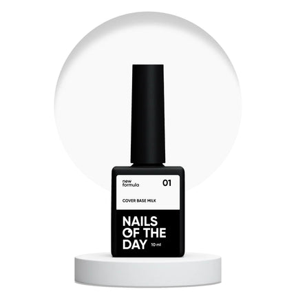 Nailsoftheday Cover base Milk 01, 10ml