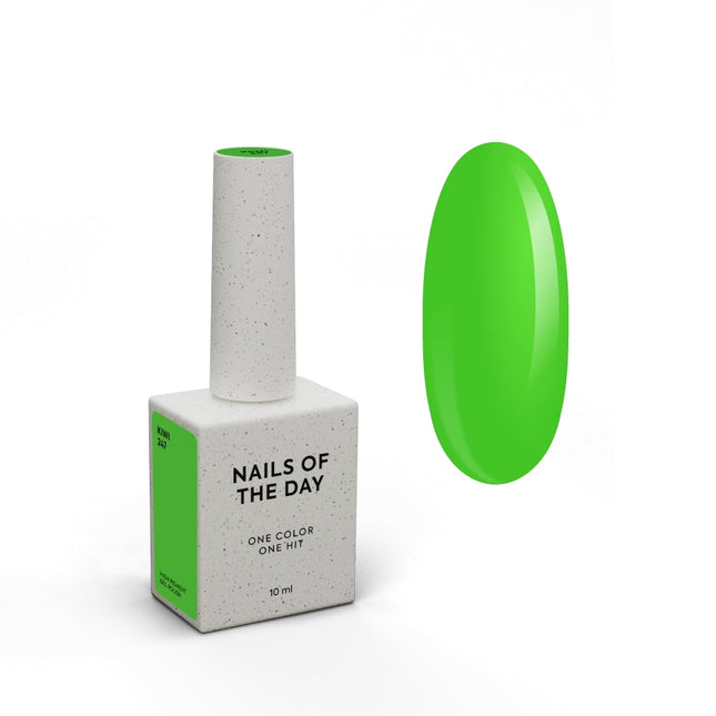 NAILSOFTHEDAY Kiwi Gel Polish, 10ml
