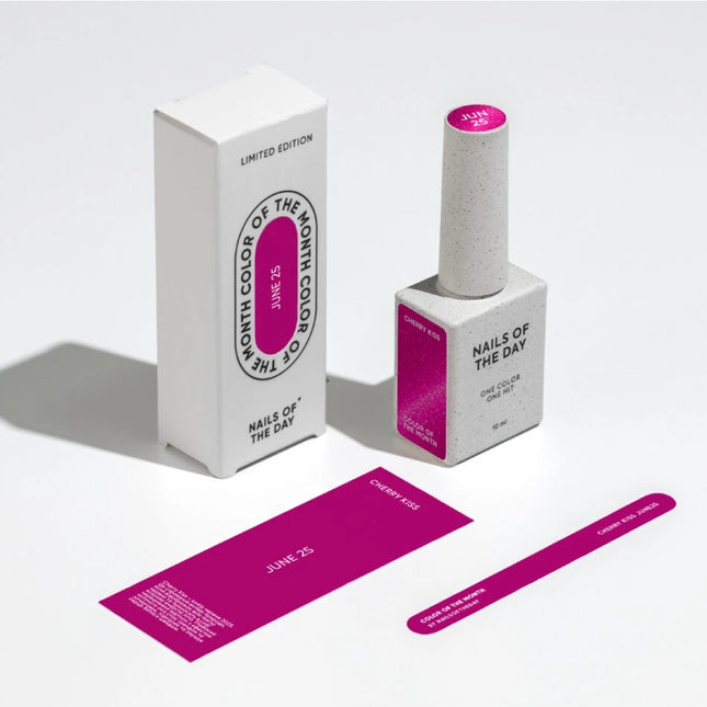 NAILSOFTHEDAY Colour Of The Month June Cherry Kiss, 10ml