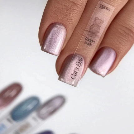 Trendy Nails Gel Polish Cat Eye's Gummy Bear Taupe Teddy, 10 ml