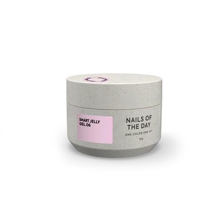 NAILSOFTHEDAY Smart Jelly Gel 06 — Pink Purple Nail Builder Gel, 15g