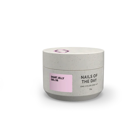 NAILSOFTHEDAY Smart Jelly Gel 06 — Pink Purple Nail Builder Gel, 15g