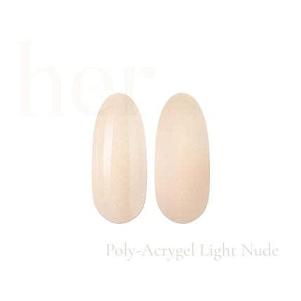 Poly-Acrygel Light Nude, 30g - HER