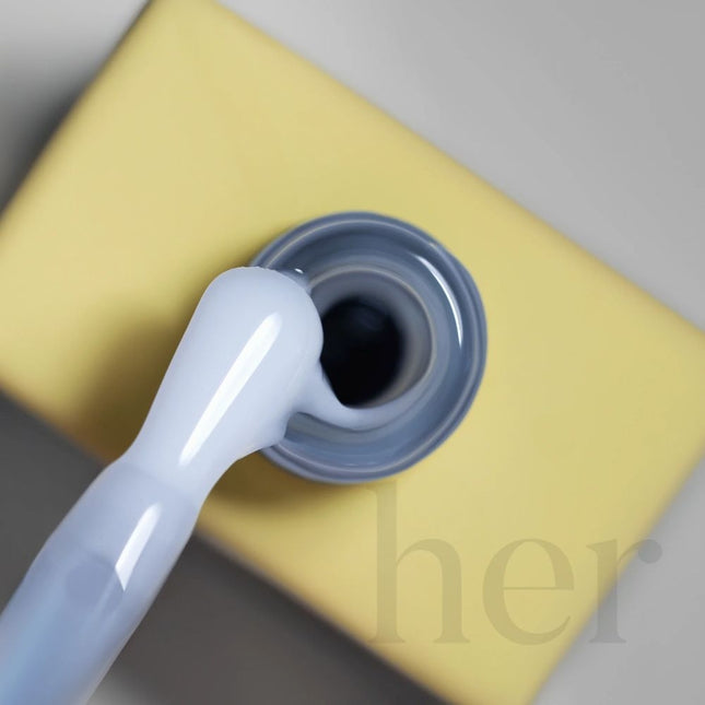 Her Rubber Base Coat Milky White Moods 07, 12ml