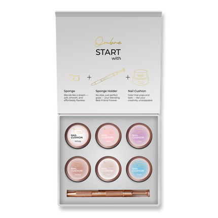 HEYLOVE Nail Cushion Set White, 6pcs