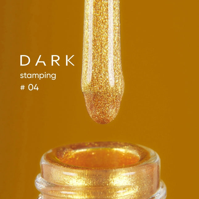 DARK Stamping polish №04 gold, 10 ml