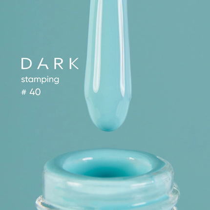 DARK Stamping polish №40 tiffany, 10 ml