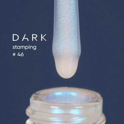DARK Stamping polish №46 blue chameleon, 10ml