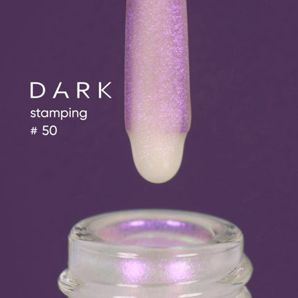DARK Stamping polish №50 purple chameleon, 10ml