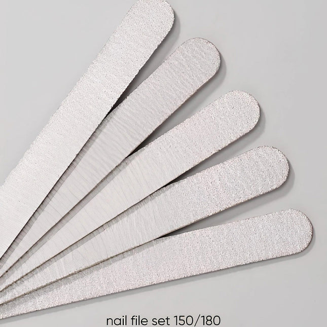 DARK set of disposable nail files, 50 pcs (150/180 grit)