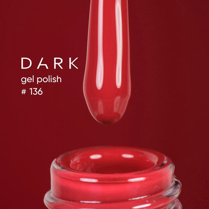 DARK gel polish 136, 6 ml