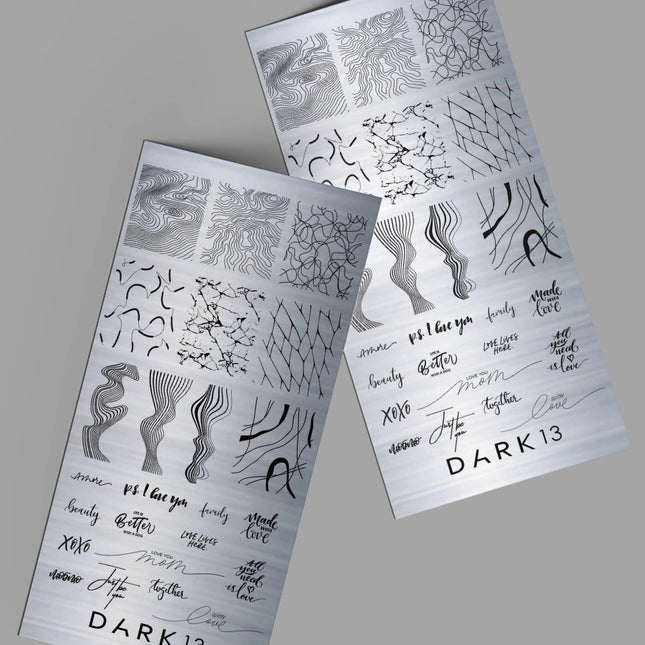 Plate for stamping DARK 13