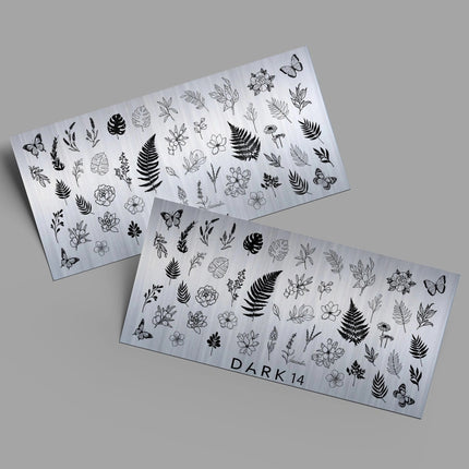 Plate for stamping DARK 14