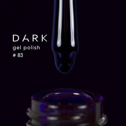 Dark gel polish 83, 6 ml